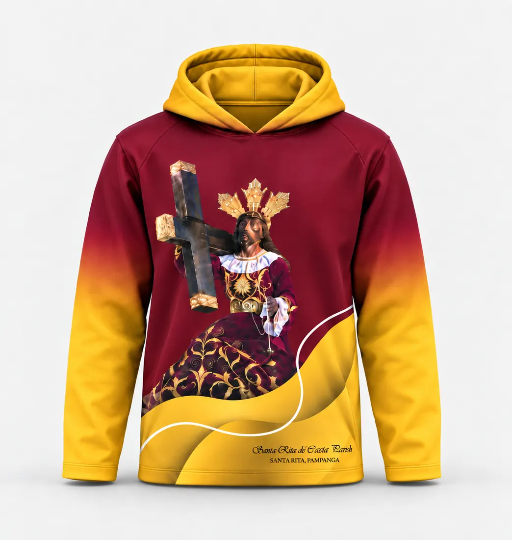 Maroon and gold parish hoodie